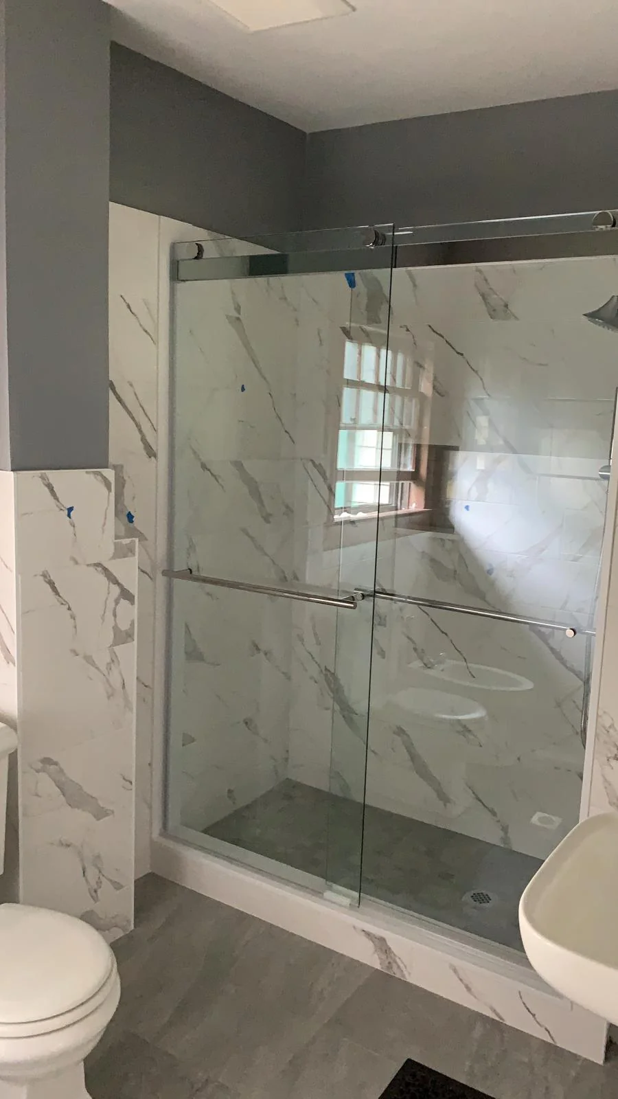 Brookline bathroom remodeling project